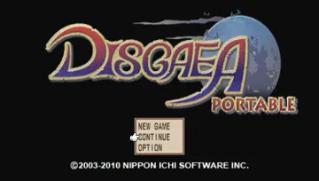 Disgaea - Afternoon of Darkness (EU) screen shot title